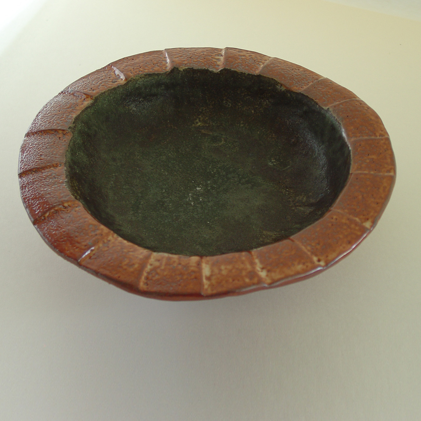 Fluted American Shino Bowl