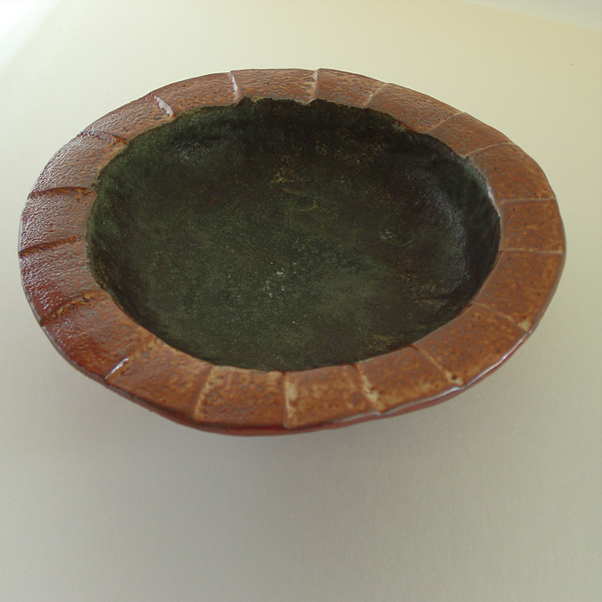 Fluted American Shino Bowl